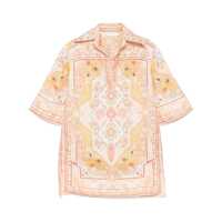 Rochii Zimmermann Wylie Printed Linen Tunic Femei