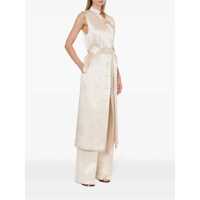 Geci Philosophy Dama - Geci Philosophy Philosophy Di Lorenzo Serafini Belted Long Vest Beige Femei (BM 16989543) - B-mall.ro
