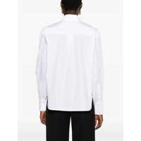 Camasi Victoria Beckham Dama - Camasi Victoria Beckham Victoria Beckham Cotton Cropped Shirt WHITE Femei (BM 16989759) - B-mall.ro