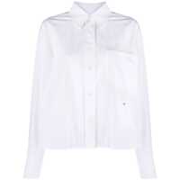 Camasi Victoria Beckham Cotton Cropped Shirt Femei
