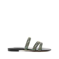 Sandale Casadei Crystal Embellished Sandals Femei