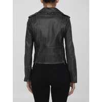 Geci Golden Goose Dama - Geci Golden Goose Black Leather Jacket Black Femei (BM 16990659) - B-mall.ro