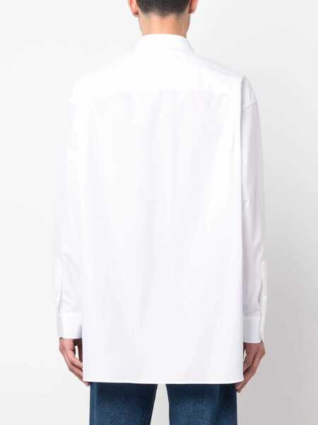 Camasi THE ROW The Row Oversized Cotton Shirt WHITE Barbati (BM 16991655) 4