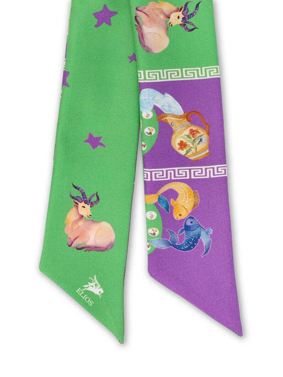 Esarfe Elios Elios Scarves GREEN/PURPLE Femei (BM 16991874) 2