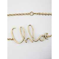 Curele Chloe Dama - Curele Chloe Chloe Iconic Belt GOLD Femei (BM 16992228) - B-mall.ro