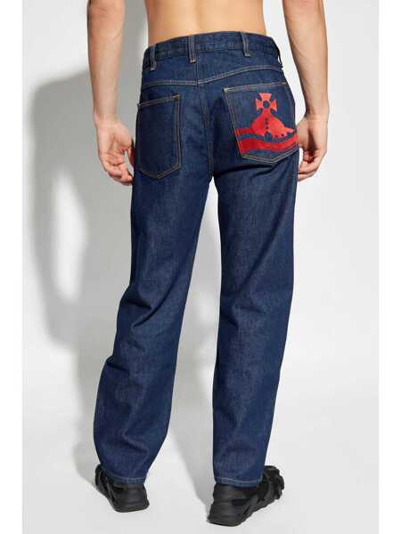 Blugi Vivienne Westwood Vivienne Westwood Organic Cotton Denim Jeans BLUE Barbati (BM 16992267) 4