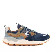Sneakers Flower Mountain Yamano 3 Blue And Navy Suede And Canvas Sneakers Barbati