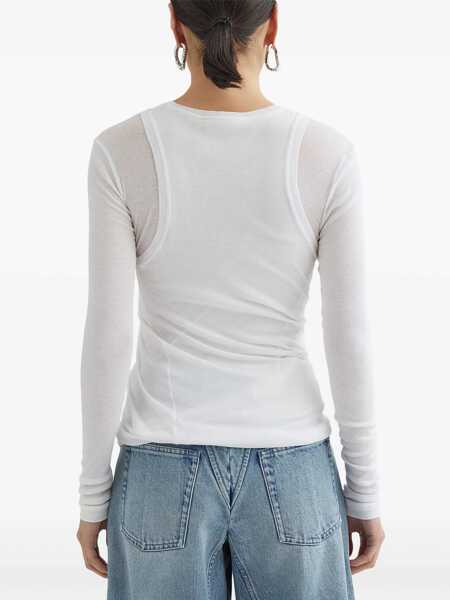 Topuri Jil Sander Jil Sander Top Cn Ls Topwear WHITE Femei (BM 16992420) 3