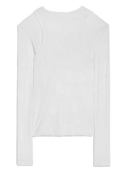 Topuri Jil Sander Jil Sander Top Cn Ls Topwear WHITE Femei (BM 16992420) 5