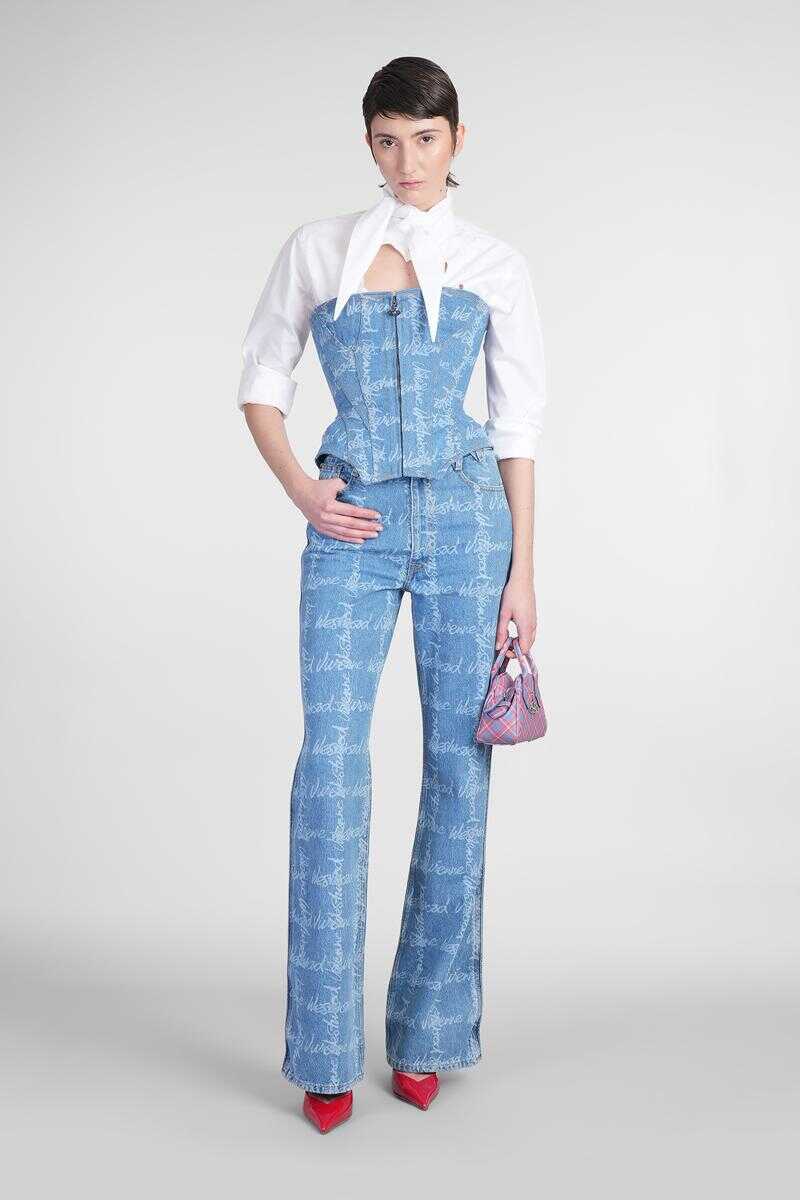 Topuri Vivienne Westwood Vivienne Westwood Topwear BLUE Femei (BM 16992627) 2