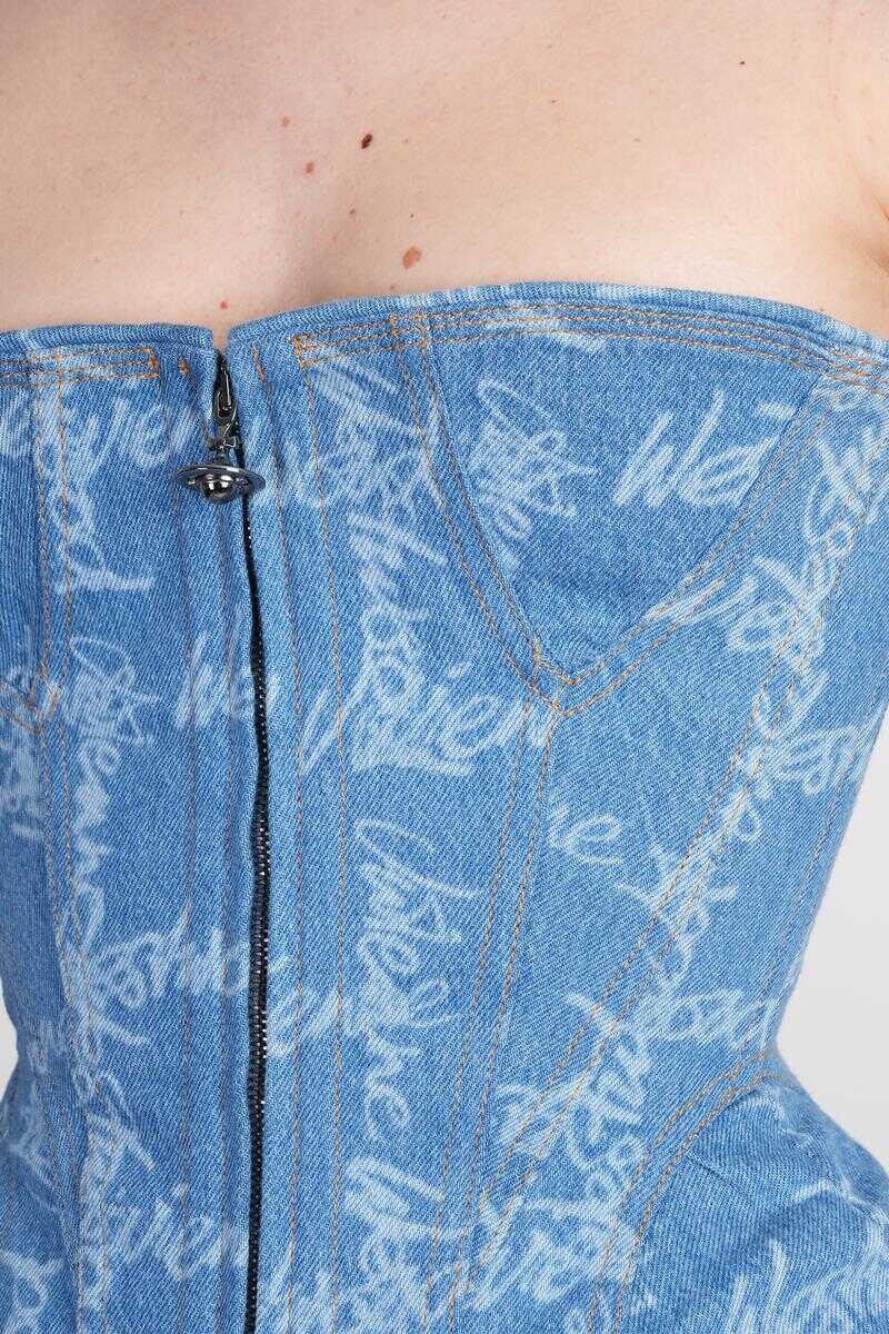 Topuri Vivienne Westwood Vivienne Westwood Topwear BLUE Femei (BM 16992627) 5