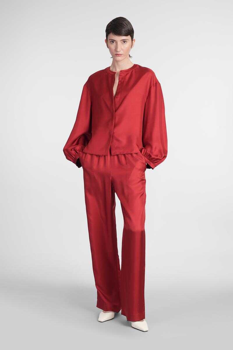Pantaloni casual Loulou Studio Loulou Studio Alera Pants RED Femei (BM 16992642) 2