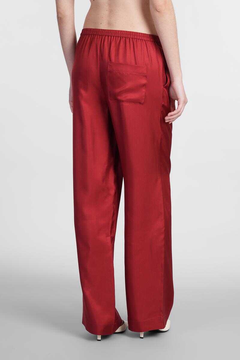 Pantaloni casual Loulou Studio Loulou Studio Alera Pants RED Femei (BM 16992642) 3