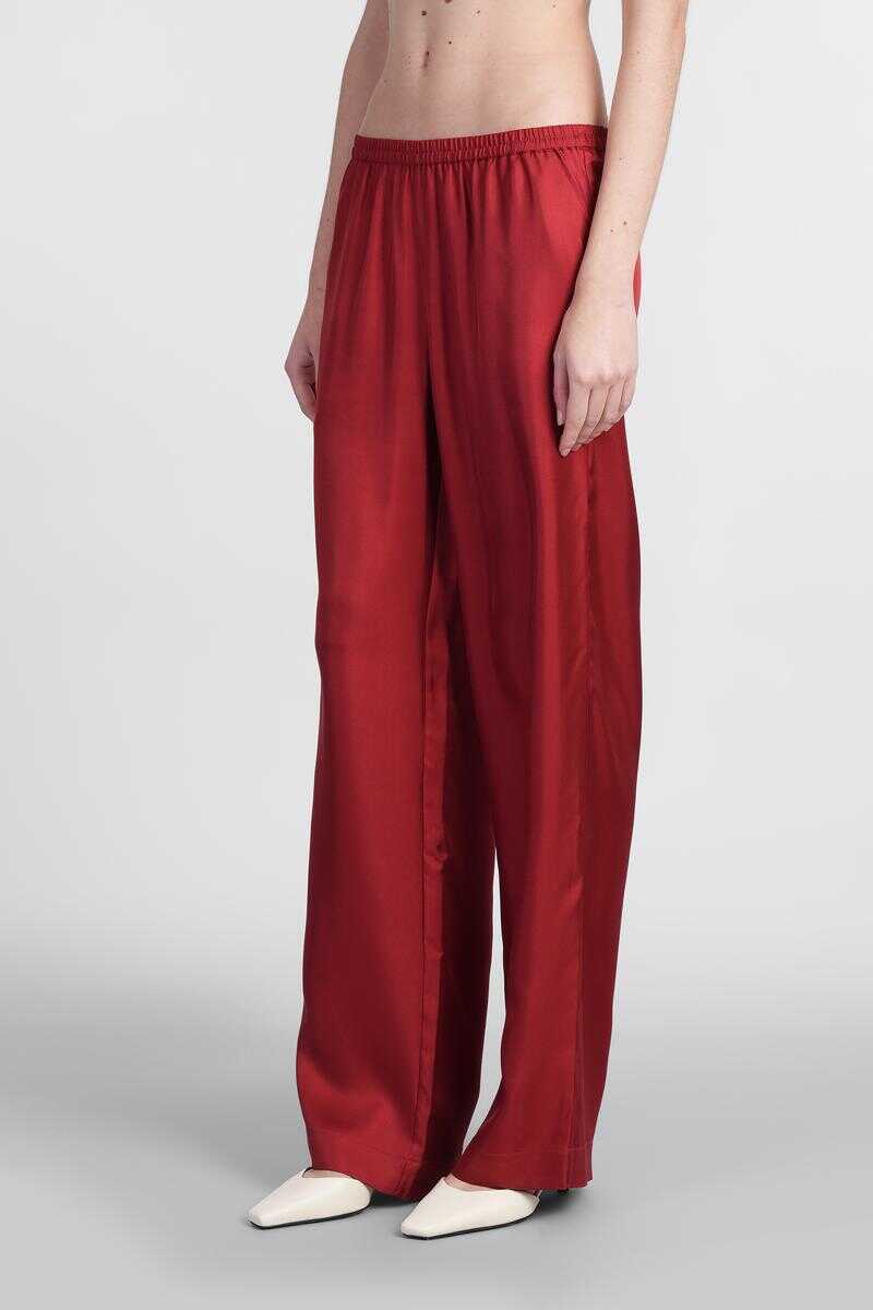 Pantaloni casual Loulou Studio Loulou Studio Alera Pants RED Femei (BM 16992642) 4