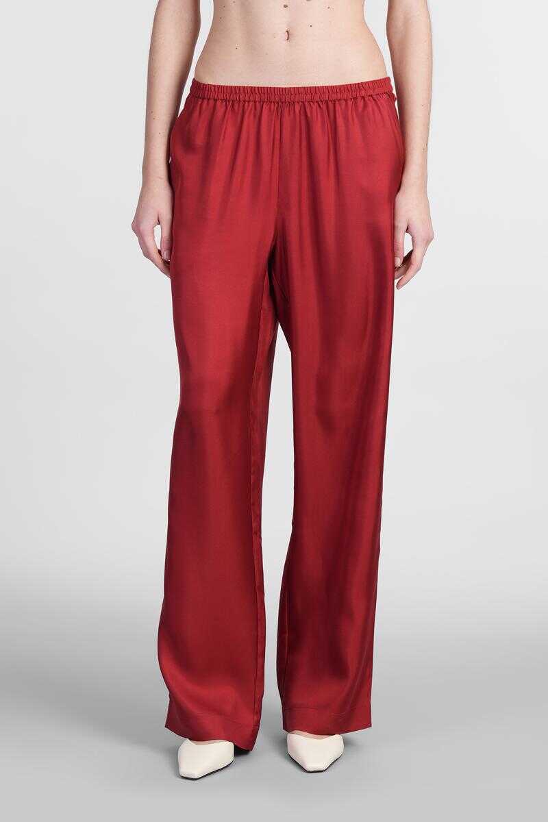 Pantaloni casual Loulou Studio Loulou Studio Alera Pants RED Femei (BM 16992642) 1