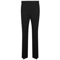 Pantaloni scurti The Row Wool Straight Trousers Femei