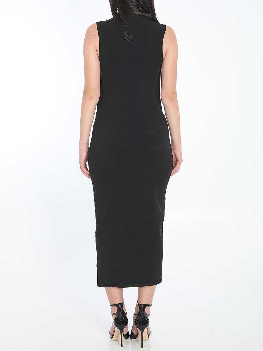 Rochii Alexander Wang Bodycon Midi Dress Black Femei (BM 16994181) 4