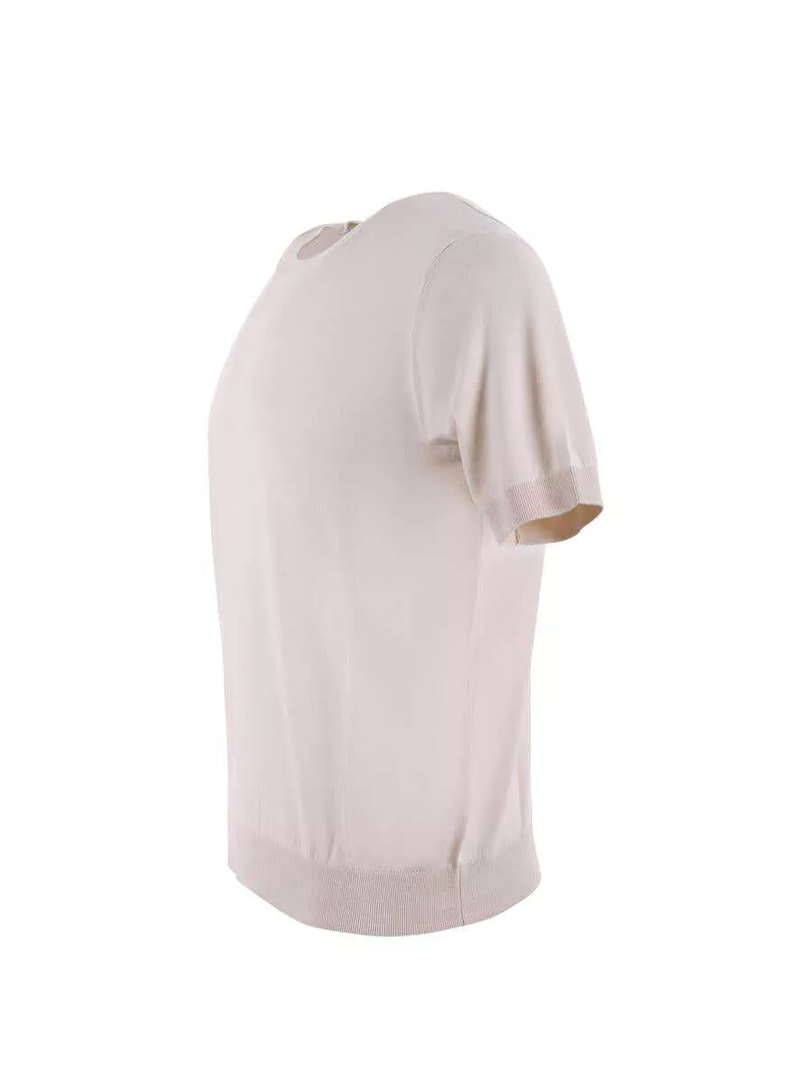 Topuri Paolo Pecora Paolo Pecora T-Shirts And Polos Beige Barbati (BM 16994226) 2