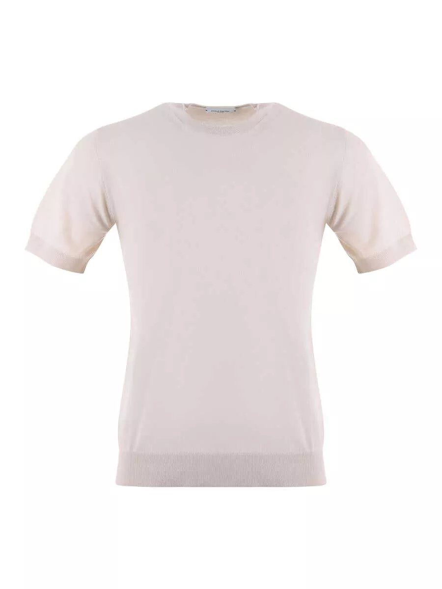 Topuri Paolo Pecora Paolo Pecora T-Shirts And Polos Beige Barbati (BM 16994226) 1
