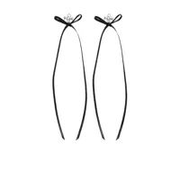 Cercei Simone Rocha Victorian Bow Ribbon Stud Earrings Accessories Femei