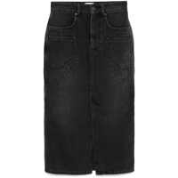 Fuste Isabel Marant Britt Denim Midi Skirt Femei