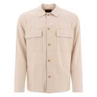Geci Vince Linen Overshirt Barbati