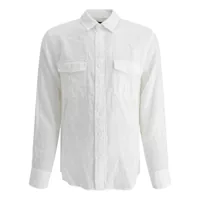 Camasi Vince Linen "Utility" Shirt Barbati