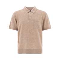 Tricouri Polo Vince Linen, Wool And Chashmere Polo Shirt Barbati
