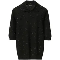 Tricouri Polo Fabiana Filippi Sequined Wool Polo Shirt Femei