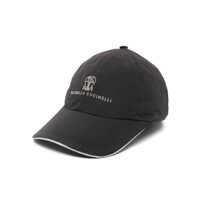 Sepci Brunello Cucinelli Logo Embroidery Cap Barbati