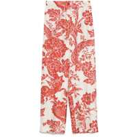 Pantaloni casual F.R.S. - For Restless Sleepers Printed Silk Trousers Femei