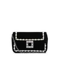 Genti mini Roger Vivier Jeu De Fille Velvet Clutch Femei