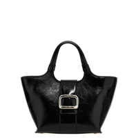 Genti de mana Roger Vivier Grand Vivier Choc Leather Mini Bag Femei