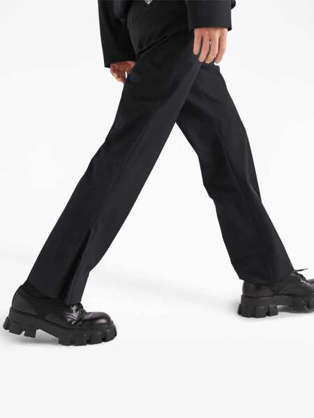 Pantaloni Prada Prada Tecno Stretch Trousers Black Barbati (BM 17002365) 5