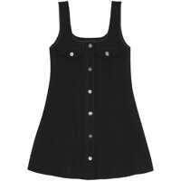 Rochii Ganni Bonded Crepe Mini Dress Femei