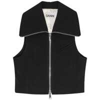 Pulovere Ganni Zipped Vest Femei