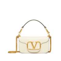 Genti de umar Valentino Garavani Loco' Small Leather Shoulder Bag Femei