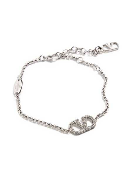 Bratari Valentino Garavani Valentino Garavani Vlogo Signature Strass Bracelet Gold Femei (BM 17003277) 3