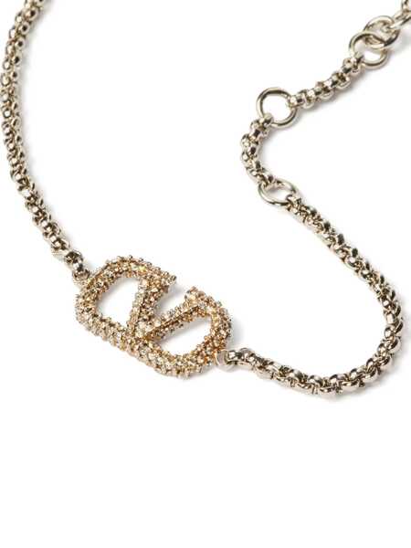 Bratari Valentino Garavani Valentino Garavani Vlogo Signature Strass Bracelet Gold Femei (BM 17003277) 4