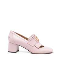 Mocasini Valentino Garavani Vlogo Signautre Leather Loafers Femei