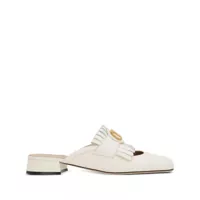 Sandale Valentino Garavani Vlogo Signature Leather Slippers Femei