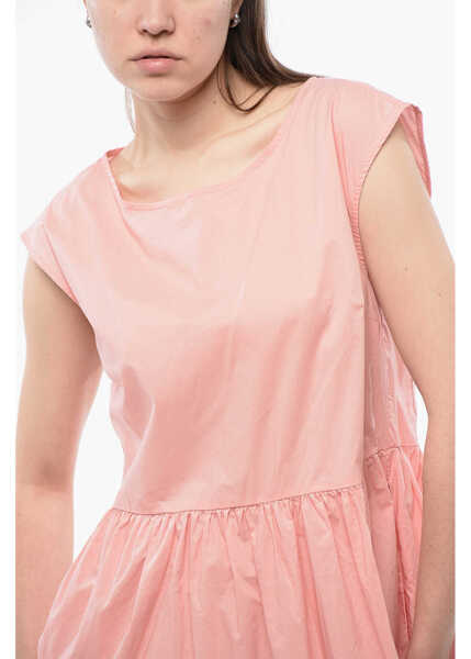 Rochii scurte Woolrich Sleeveless Popeline Cotton Dress Pink Femei (BM 17004637) 3