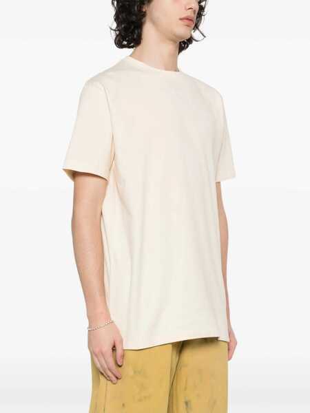 Tricouri Off-White Embroidered Arrow Slim-Fit T-Shirt Beige Barbati (BM 17004679) 4