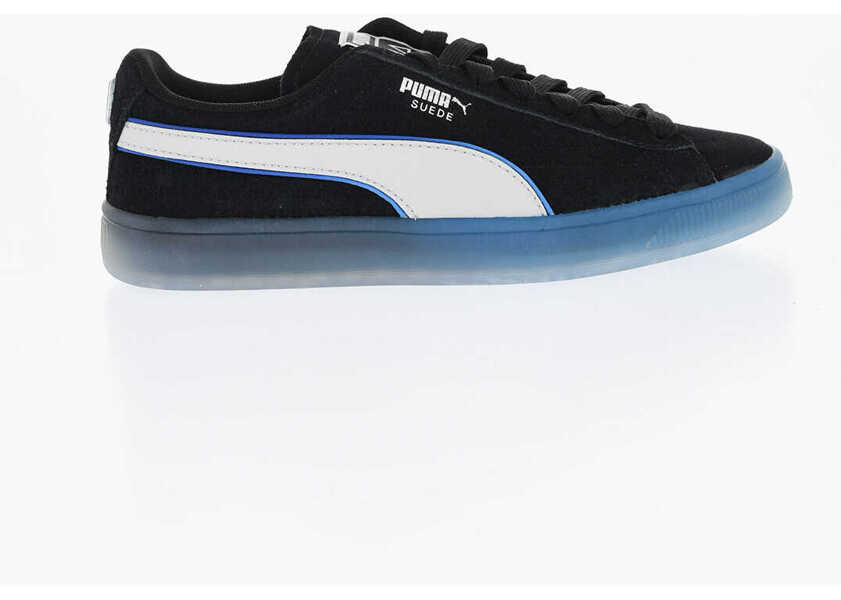 Sneakers PUMA Playstation Suede Low-Top Sneakers With Sheer Sole Black Femei (BM 17004979) 4