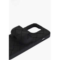 Accesorii Bottega Veneta pentru Barbati pagina 2 - Huse mobil & tablete Bottega Veneta Braided Iphone 13 Pro Cover With With Airpods Holder Black Barbati (BM 17004994) - B-mall.ro