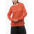 Woolrich Crew Neck Linen Sweater Orange