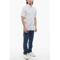 Camasi casual CORNELIANI pentru Barbati - Camasi casual CORNELIANI Checked Cotton Shirt With Spread Collar Pink Barbati (BM 17005342) - B-mall.ro