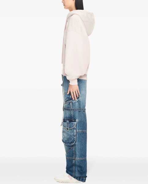 Bluze de trening Off-White Maxi Hoodie Laundry With Logo And Patch Pocket Pink Femei (BM 17005438) 3