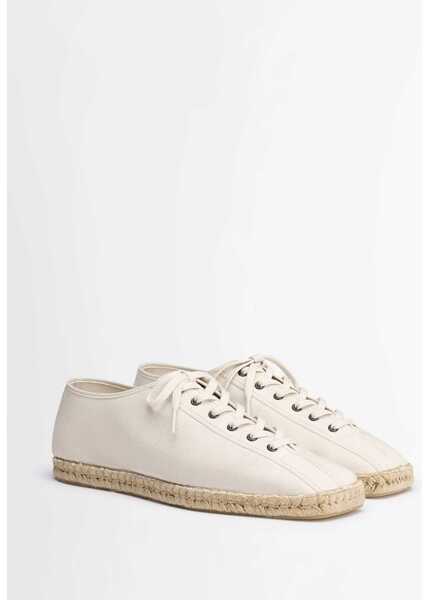 Balerini LEMAIRE Espadrlla Linoleum WHITE Femei (BM 17005552) 2