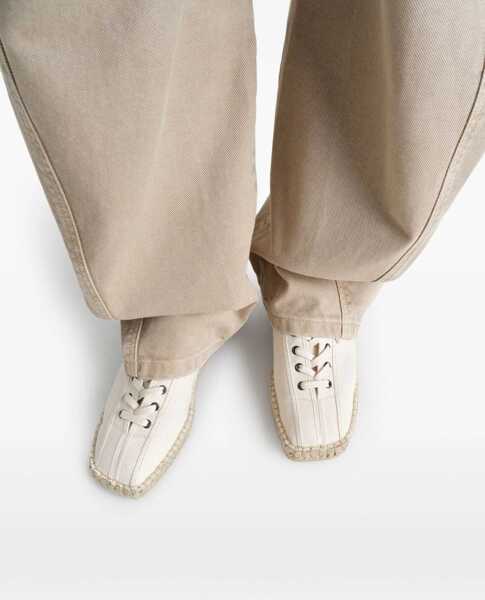 Balerini LEMAIRE Espadrlla Linoleum WHITE Femei (BM 17005552) 5